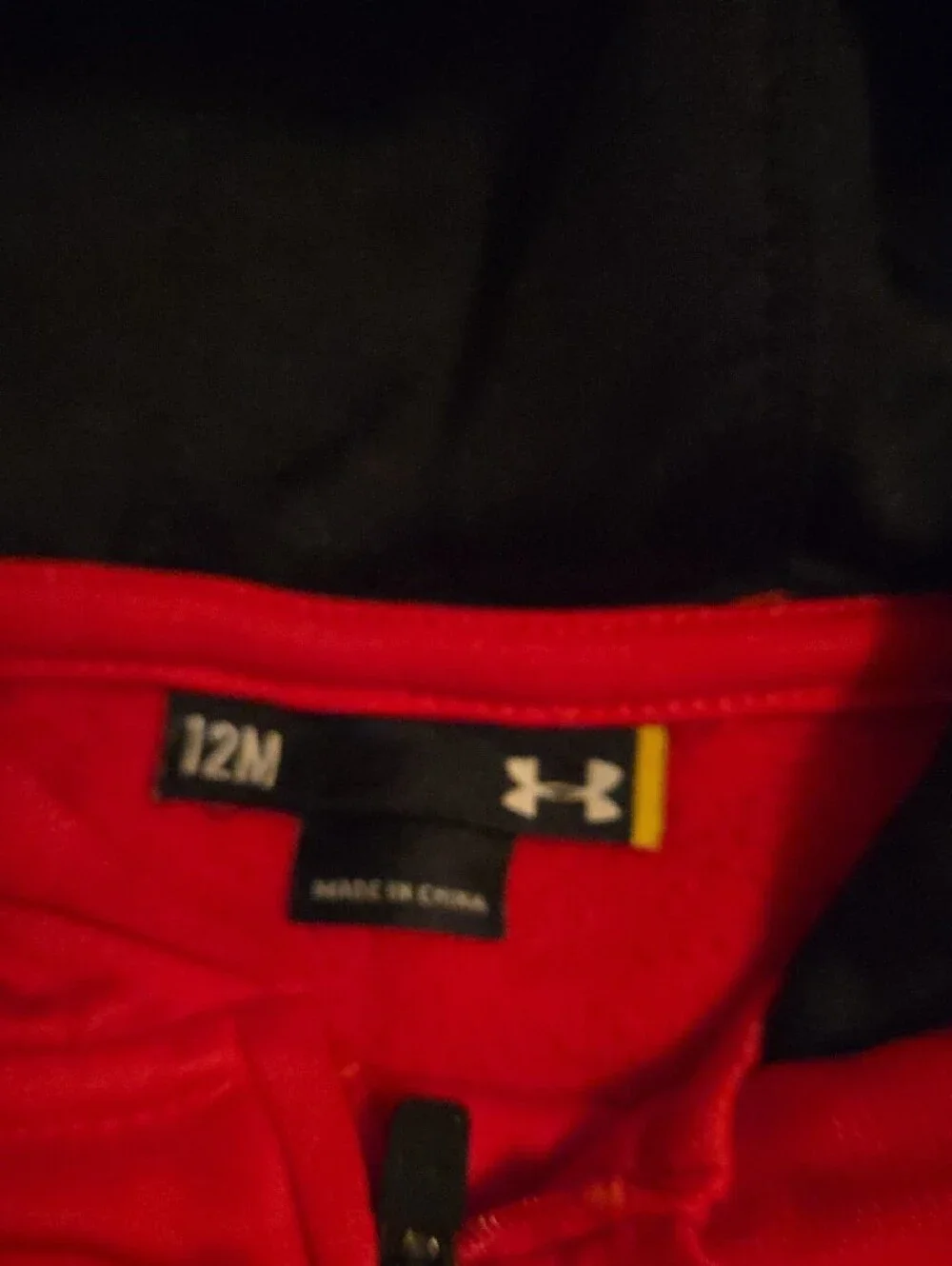 Under Armour Red And Black Track Suit Matching Set Toddler